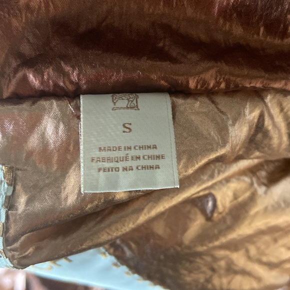 Scotch & Soda Hedda Copper/Bronze Puffer Down Jacket - Picture 4 of 8